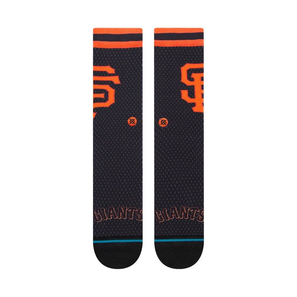 San Francisco Giants SF BP Jersey Stance MLB Baseball Socks Large Men's  9-13