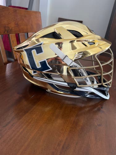 Medium Cascade S Helmet (chrome gold) (SUNY Canton #37)