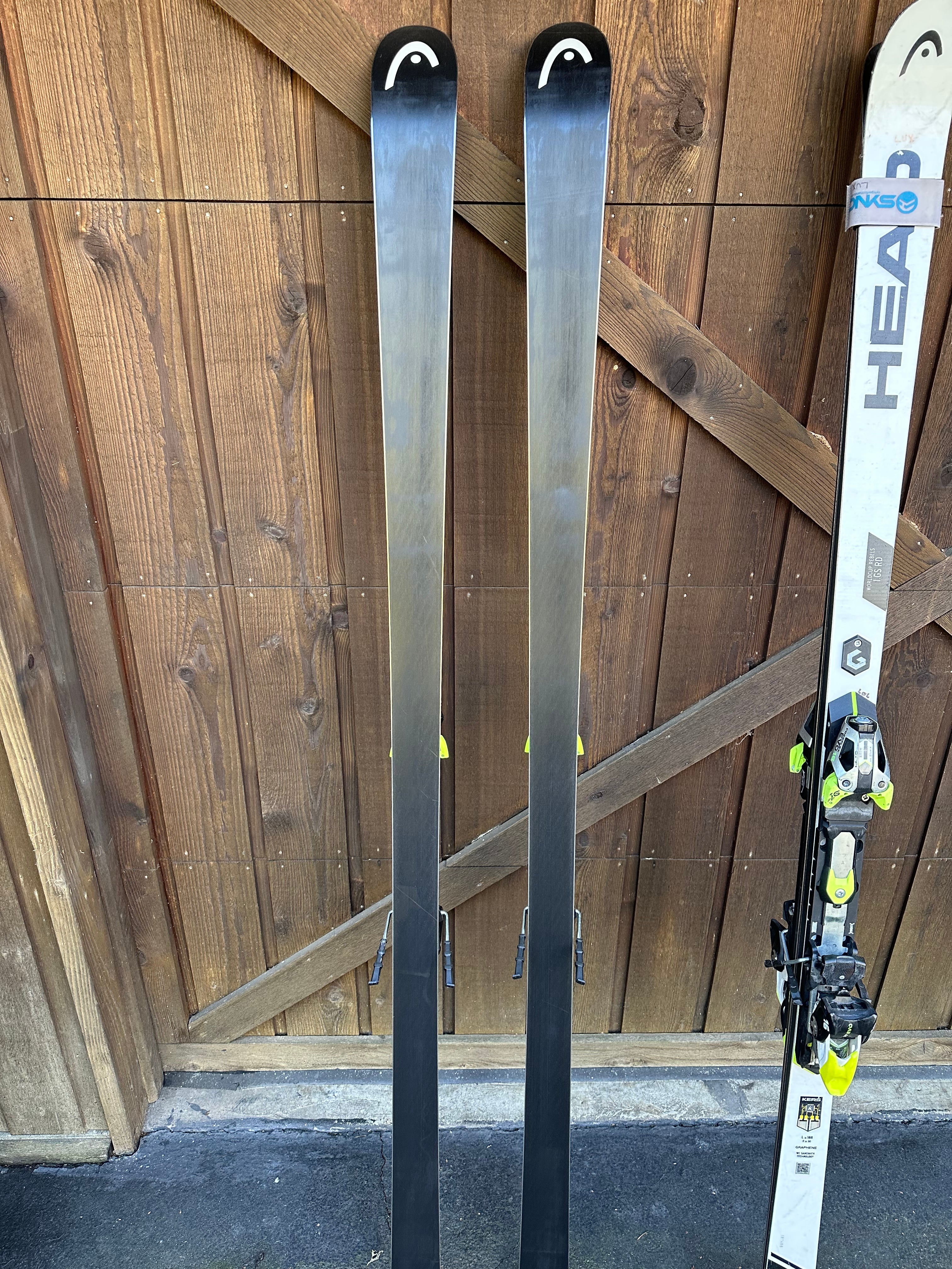 Used HEAD 188 cm Racing World Cup Rebels i.GS RD Skis With