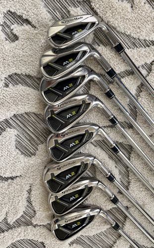 TaylorMade M2 Irons Stiff Steel Shaft