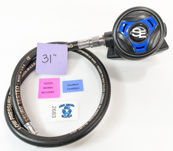 Sea Elite Scuba Dive 2nd Second Stage Regulator 31" Hose (Can be an Octo)  #2683