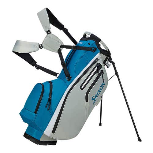 Srixon Premium Stand Bag - Srixon Carry Golf Bag - AQUA BLUE / GREY