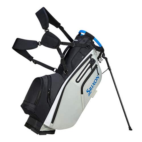 Srixon Premium Stand Bag - Srixon Carry Golf Bag - GREY / BLACK / BLUE