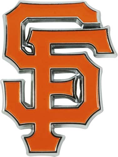 MLB San Francisco Giants Color Team 3-D Chrome Heavy Metal Emblem by Fanmats
