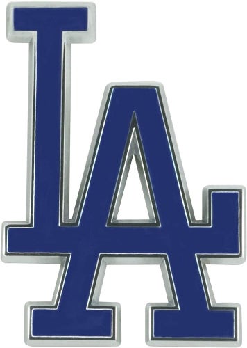MLB Los Angeles Dodgers Color Team 3-D Chrome Heavy Metal Emblem by Fanmats