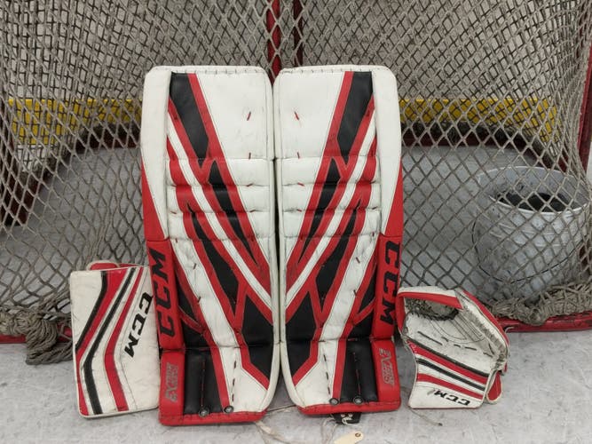 Used CCM Regular Extreme Flex 4 Int Goalie Full Set