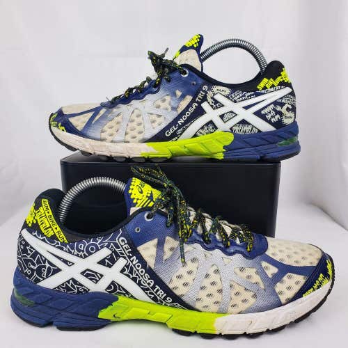 Asics Men’s GEL-Noosa Tri 9 Blue Green Road Running Athletic Shoes T408N Size 8