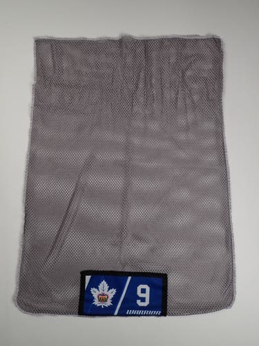 Toronto Marlies AHL WARRIOR Pro Stock Return Hockey Player Laundry Bag PICK NUMBER!