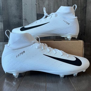Nike Vapor Untouchable Pro 3 Football Cleats White AO3022-100 Sz 15