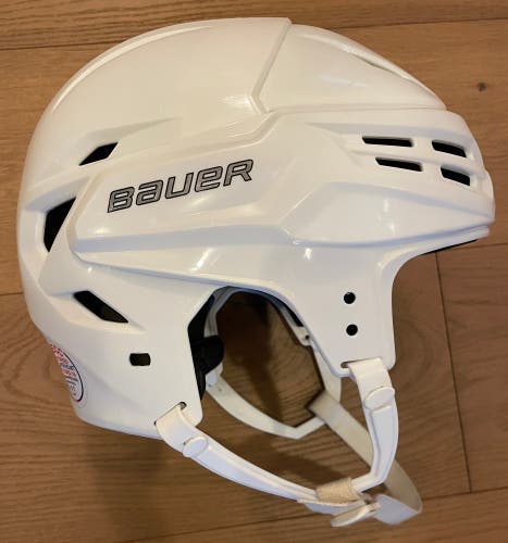 Used Bauer Re-Akt 95 Helmet, Large, White