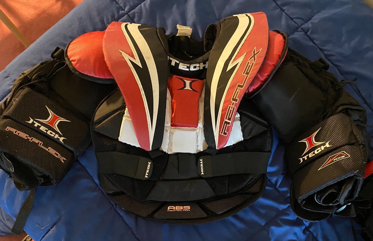 Junior Used Large Warrior Ritual GT Goalie Chest Protector SidelineSwap