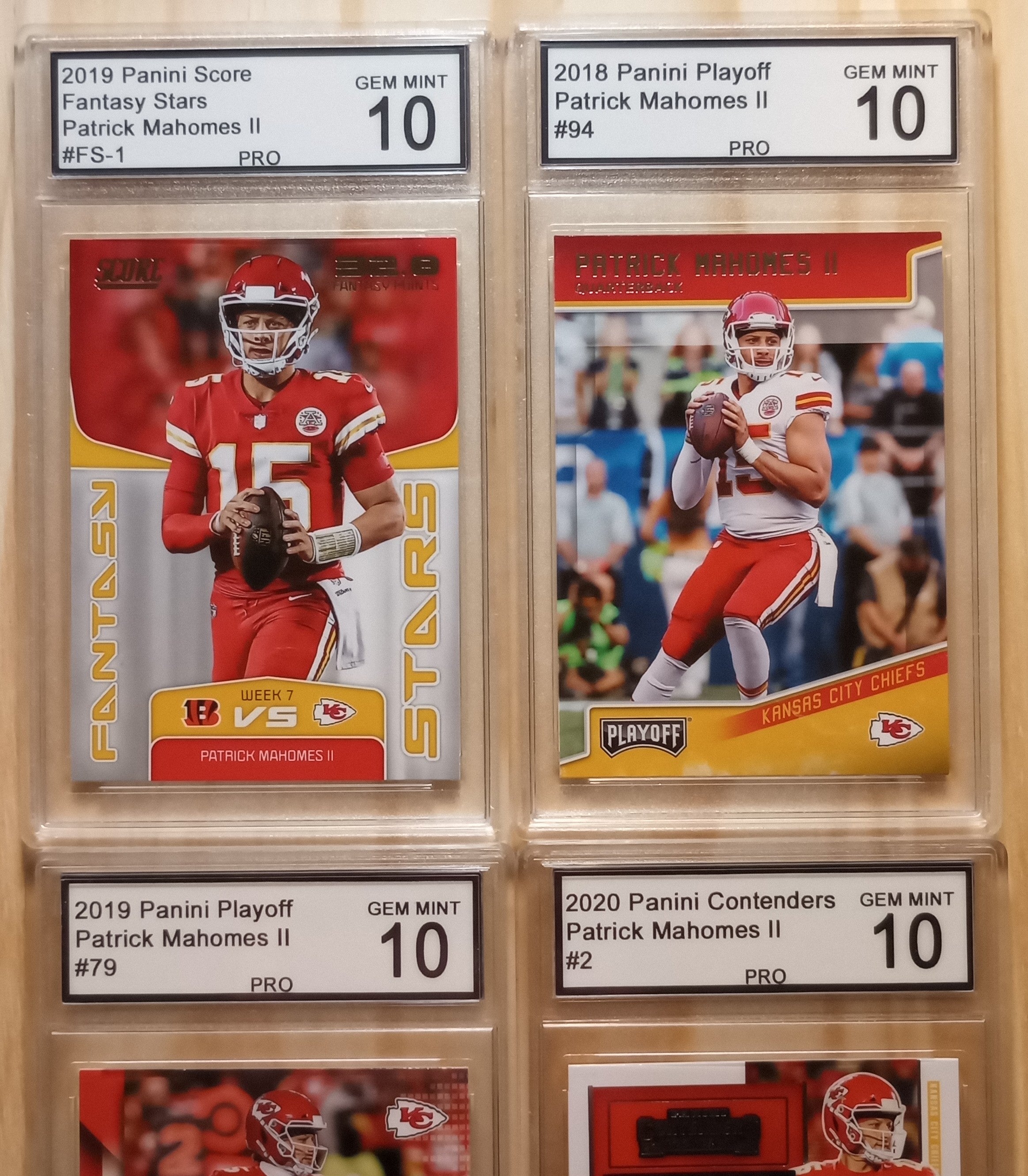 Patrick Mahomes Autographed 2019 Panini Prestige Stars of the