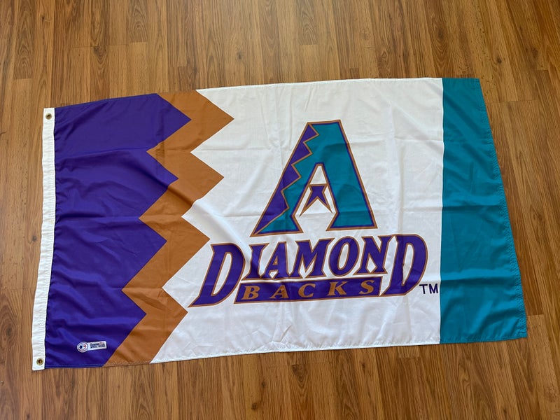 Arizona Diamondbacks MLB BASEBALL VINTAGE LOGO Fan Cave 3' X 5' Banner Flag!