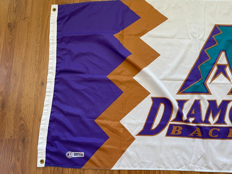 Arizona Diamondbacks MLB BASEBALL 2001 WORLD SERIES Mini Fan Cave Banner  Flag! | SidelineSwap