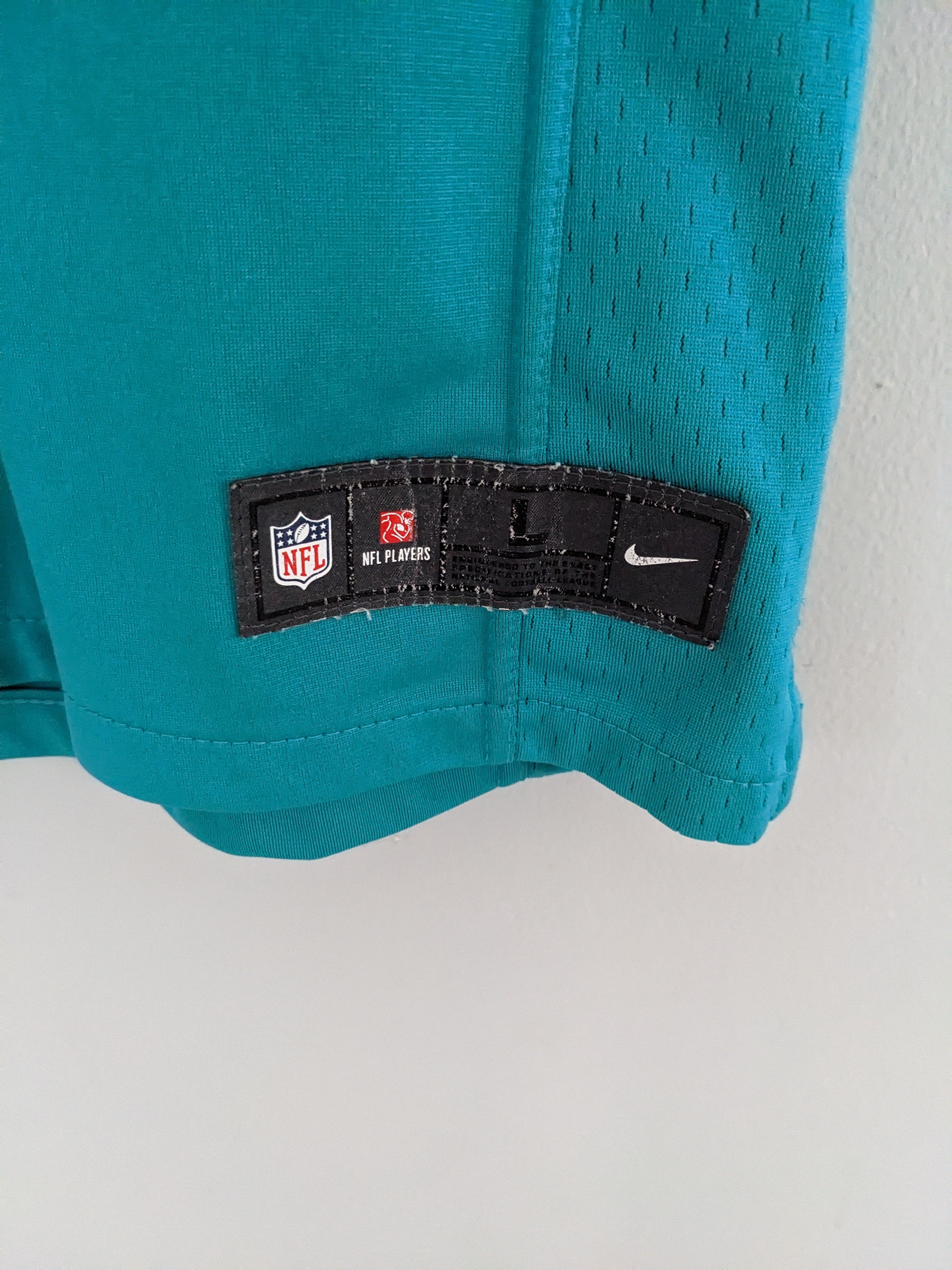 Women's Miami Dolphins Mike Wallace Nike Aqua Game Jersey