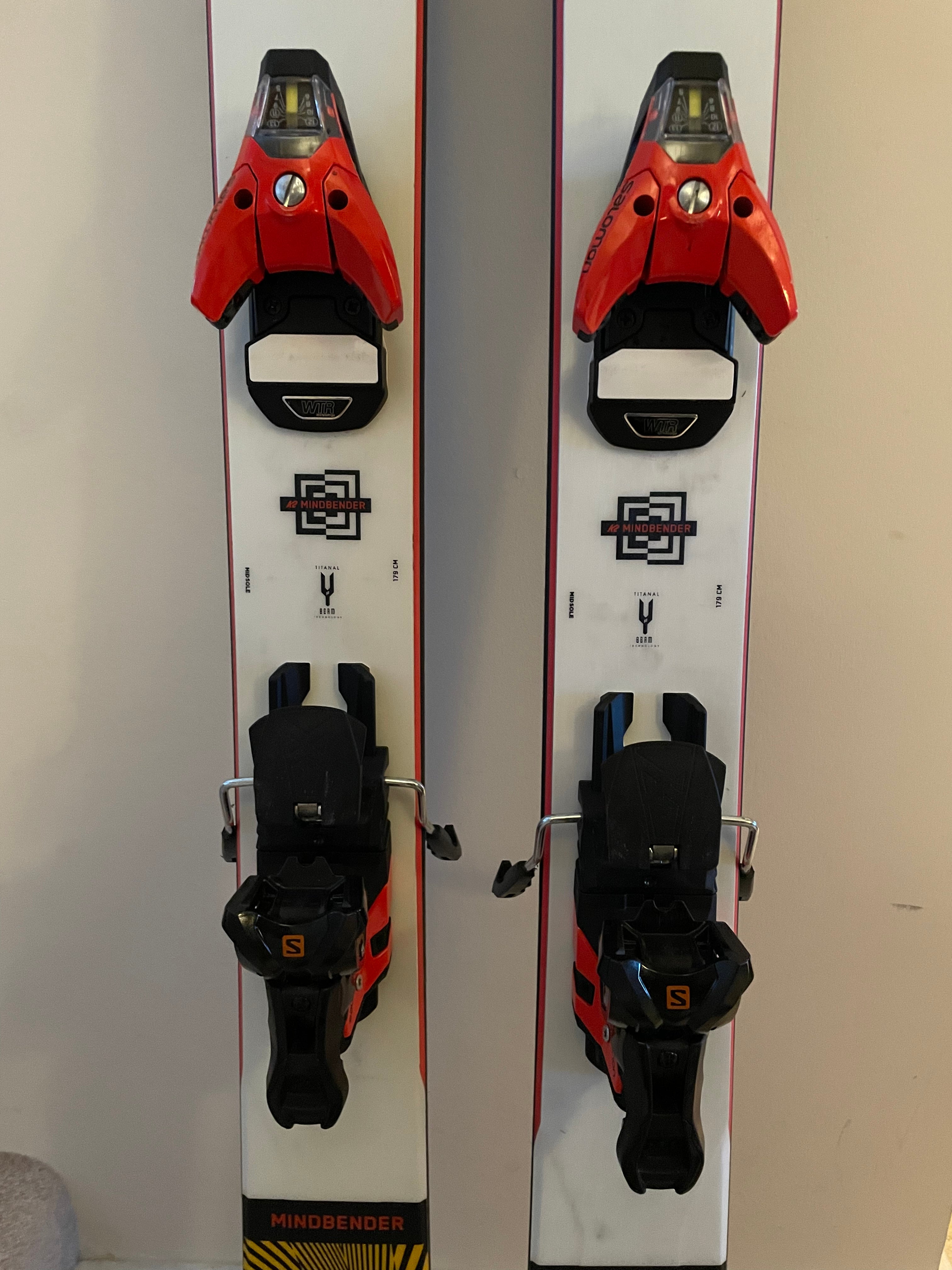 Used Men's 2020 K2 179 cm Powder MindBender 108Ti Skis With