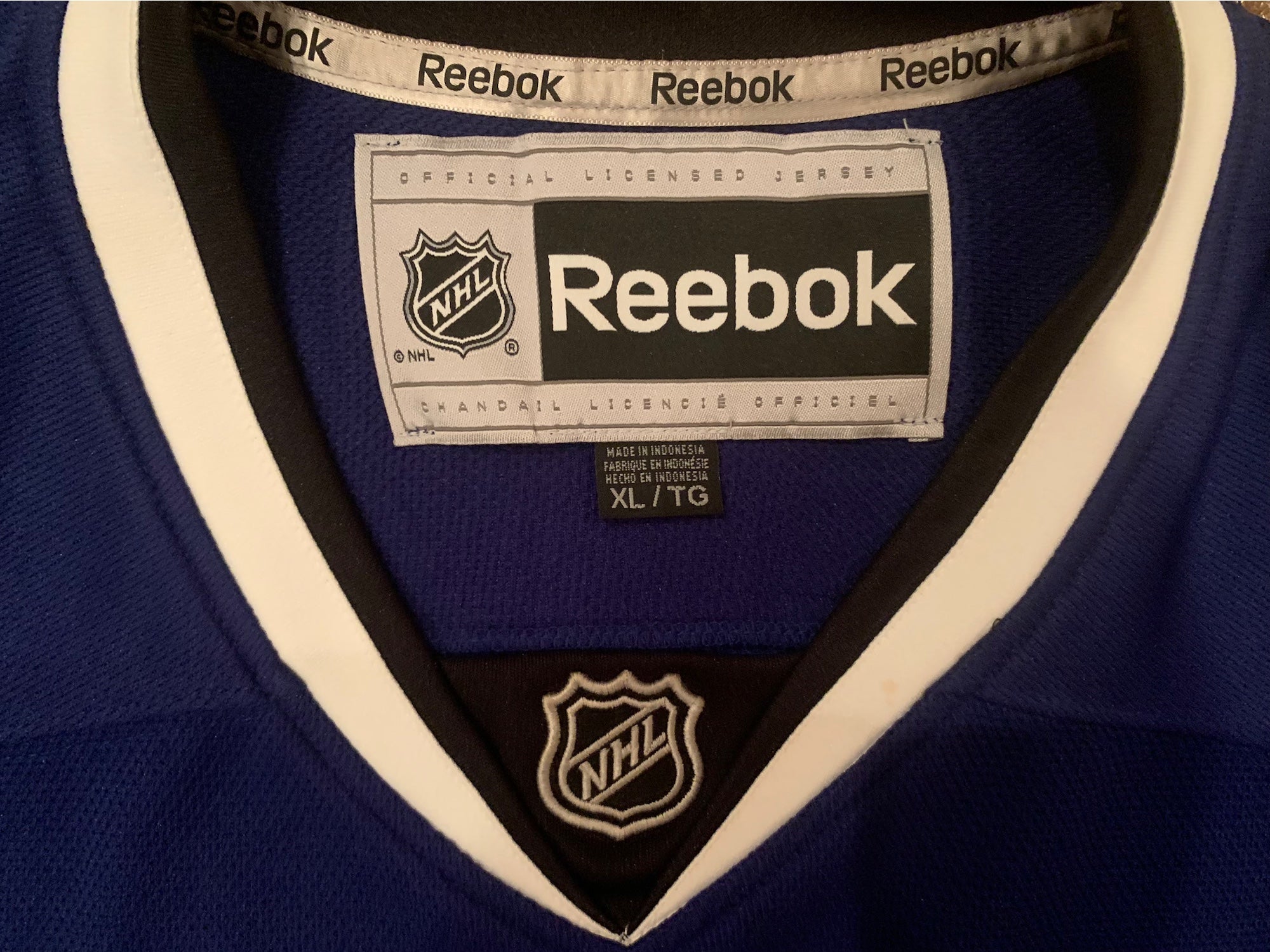 STEVEN STAMKOS TAMPA BAY LIGHTNING AUTHENTIC HOME REEBOK EDGE 2.0 7287  JERSEY