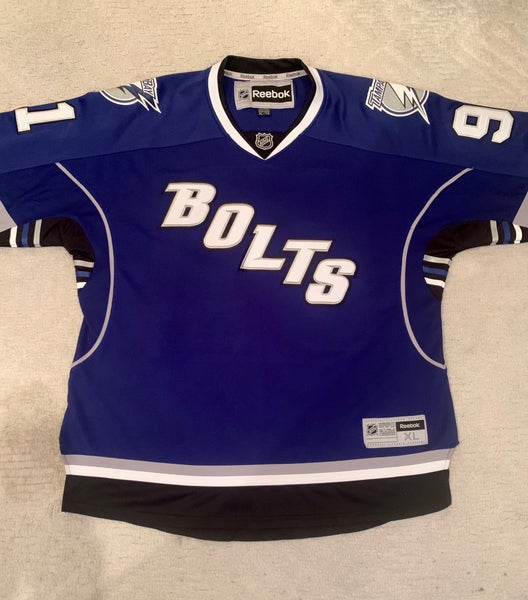 Reebok Tampa Bay Lightning EDGE Authentic Custom Home Jersey - Royal Blue