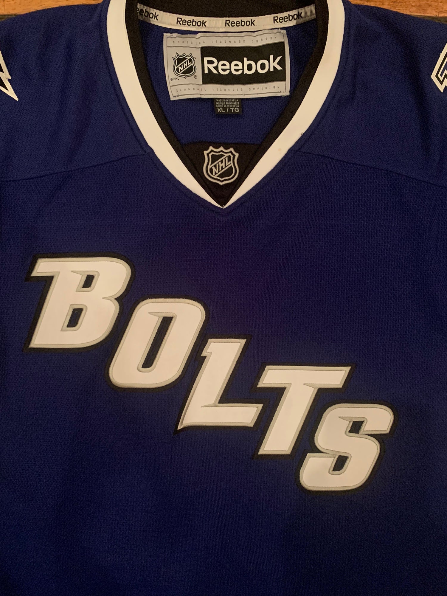 Reebok, Shirts, Tampa Bay Lightning 2071 Blank Reebok Teamissued Home  Jersey Sz 56 Xxl