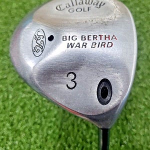 Callaway Big Bertha War Bird S2H2 3 Wood / RH / Ladies Graphite ~43.25" / jd6008