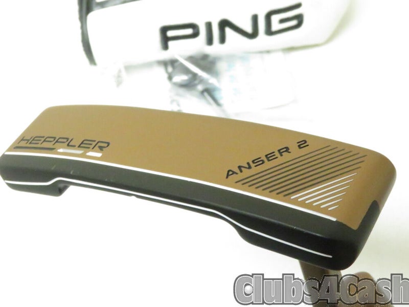 PING Heppler Anser 2 Putter Black Dot Adjustable 32-36 +Cover & Tool MINT