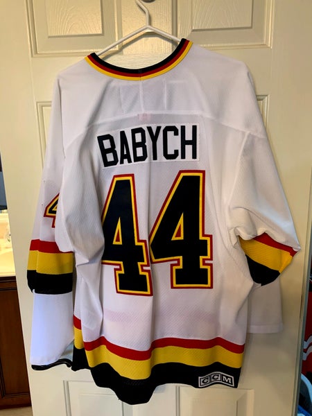 NHL Vancouver Canucks Vintage #44 Dave Babych 'flying skate