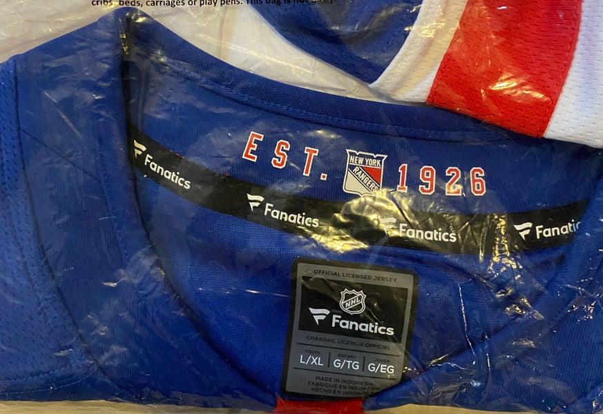 NHL New York Rangers Fanatics Branded Home Breakaway Jersey