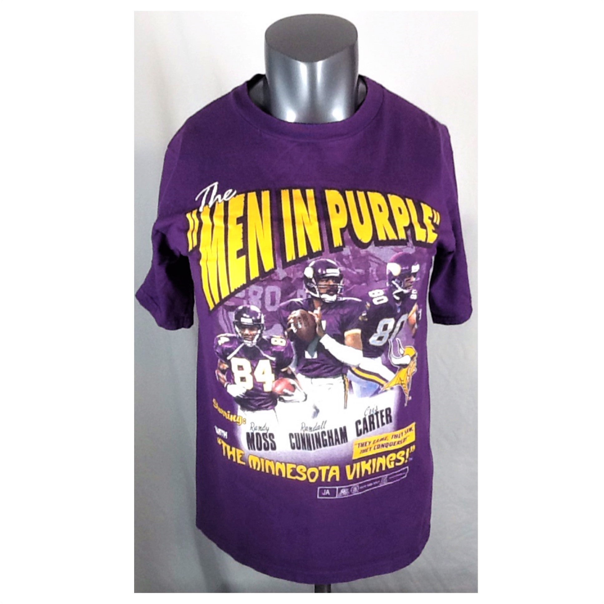 Minnesota Vikings retro Bowling Shirt 