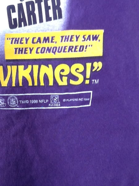 Vintage Minnesota Vikings “Men In Purple” (Med) NFL Football T