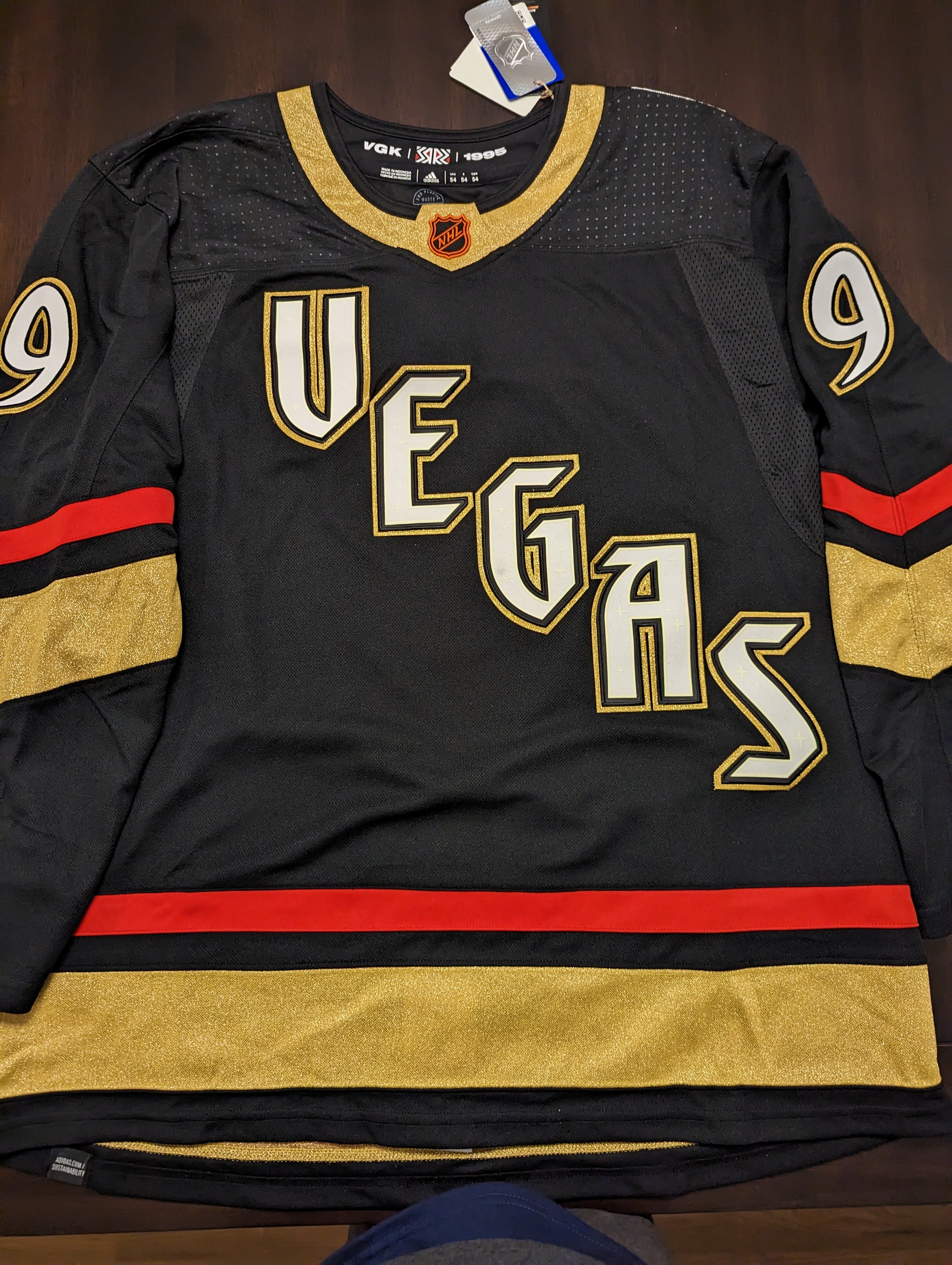 Jack Eichel Vegas Golden Knights adidas Reverse Retro 2.0