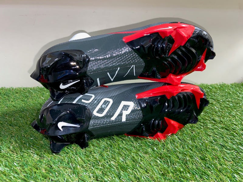 Nike Vapor Edge Pro 360 Black Red White Football Cleats  display picture 1