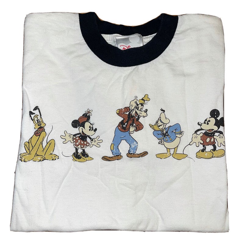 Vintage Y2K Essential Disney Donald Duck Baseball Jersey T-Shirt