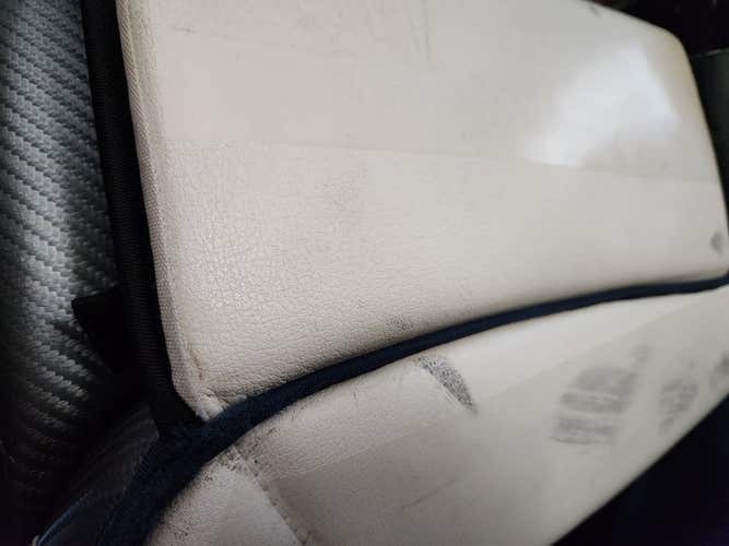 3" slippery tape for inline goalie pads - tapes on clear