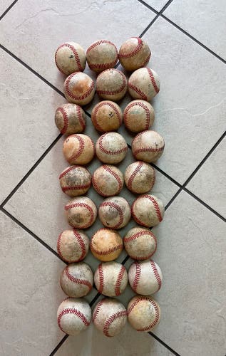 Used 27 Pack Random Baseballs