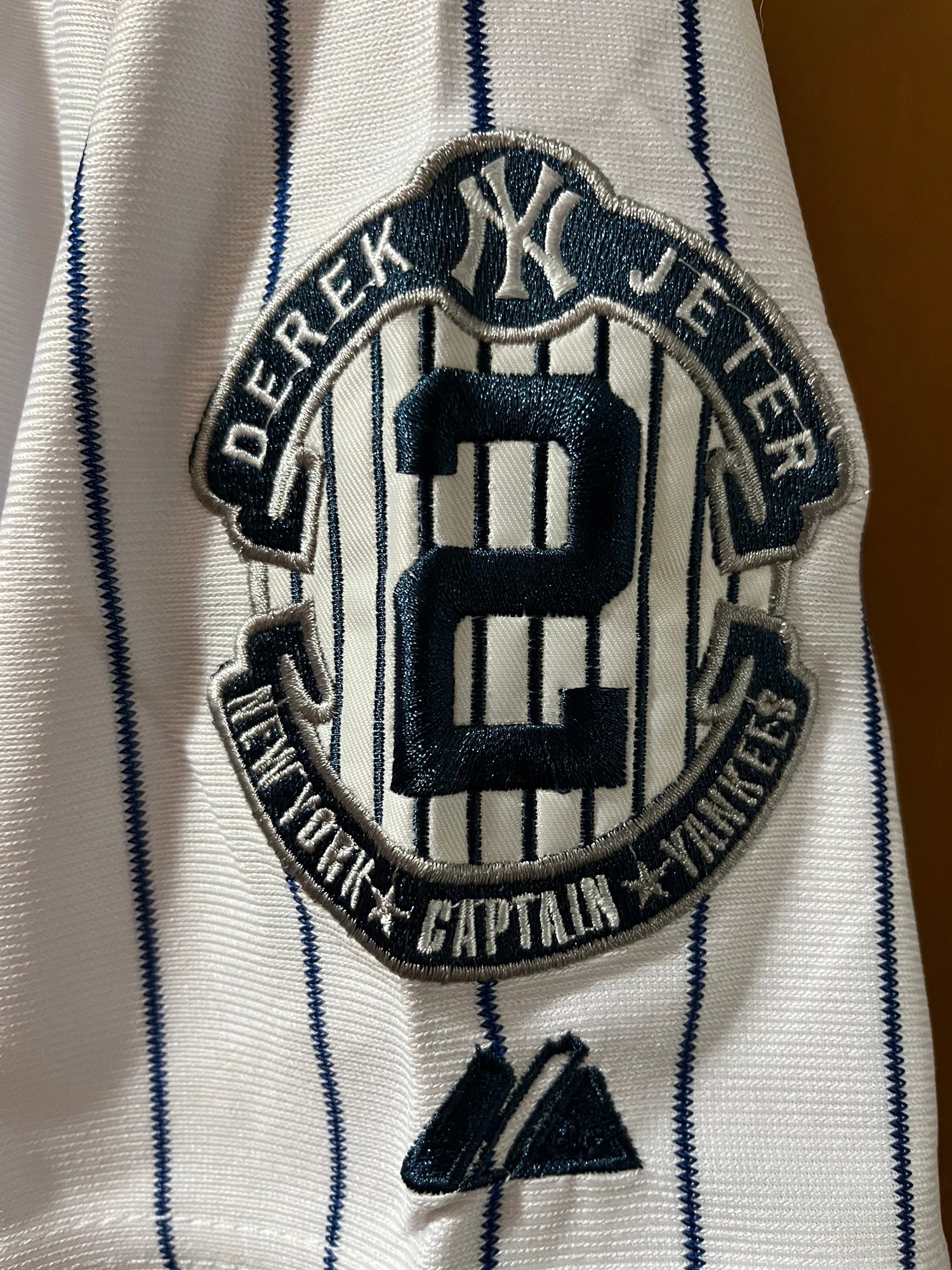 00's Derek Jeter New York Yankees Authentic Majestic MLB Jersey Size 44  Large – Rare VNTG