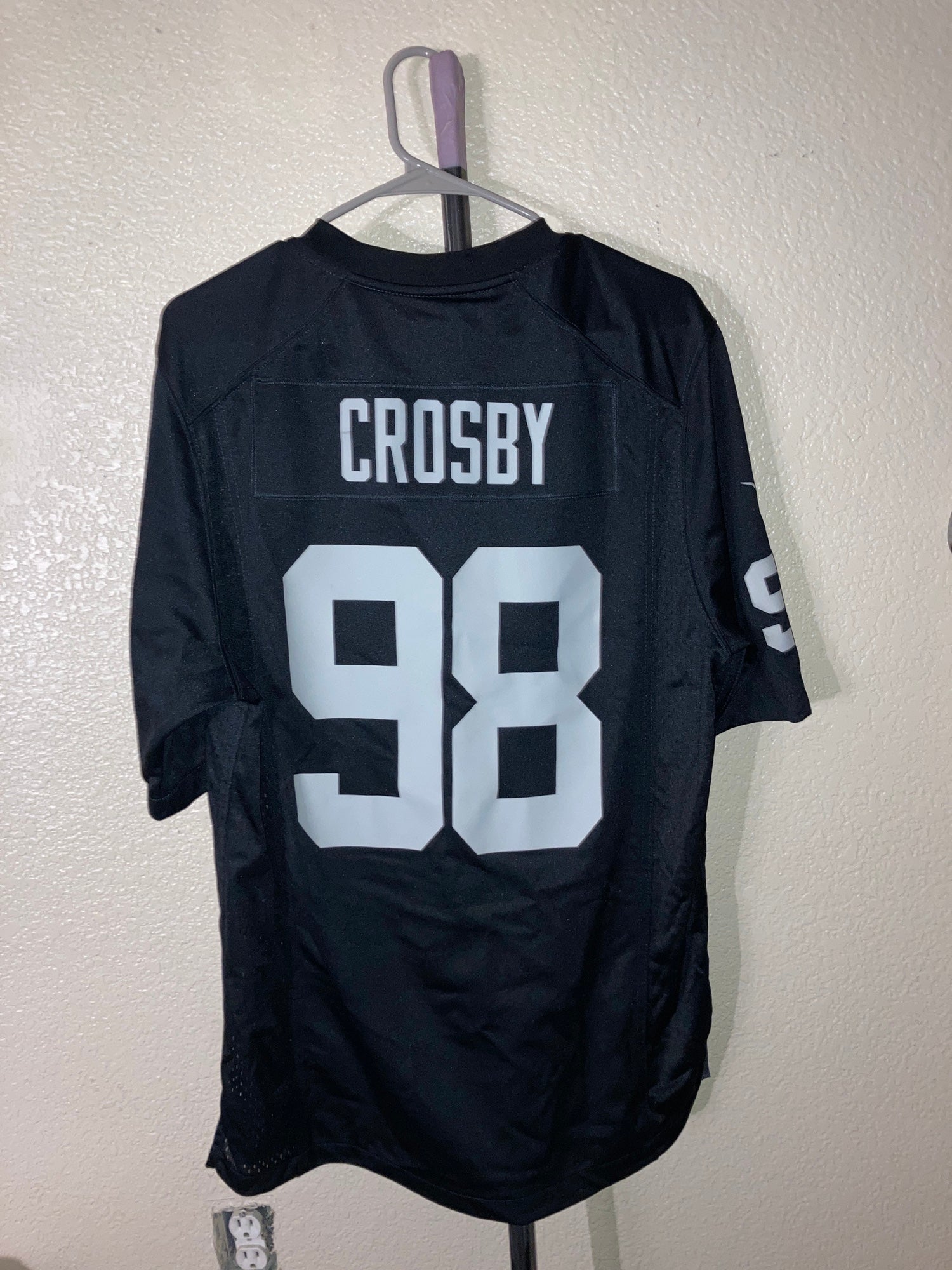 Oakland Las Vegas Raiders Charles Woodson NFL Reebok Jersey Size Adult Medium