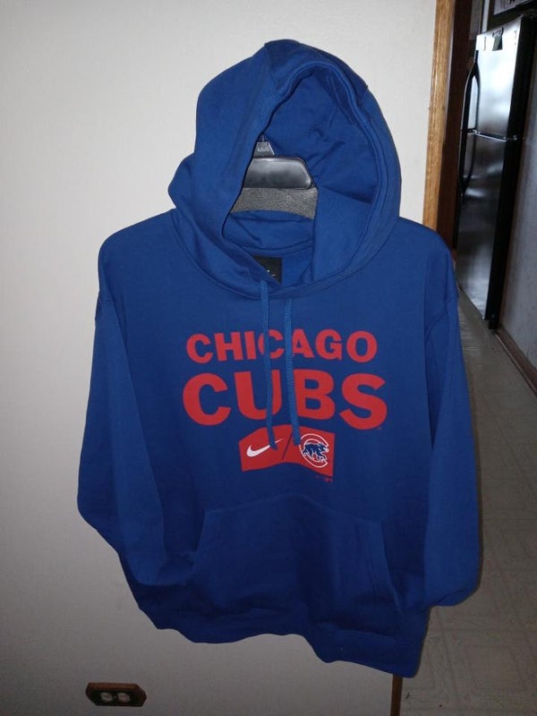 Chicago Cubs Nike Mens Legacy Performance Pullover Hoodie Sweatshirt 3XL  for sale online