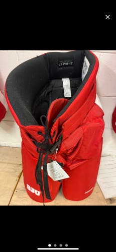 Red Senior Large Bauer Hockey Pants