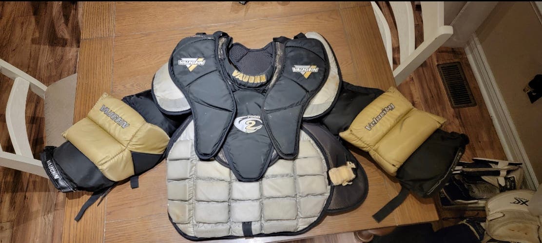Used XL Vaughn Pro Stock Goalie Chest Protector