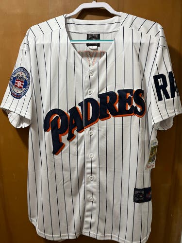 Vintage San Diego Padres Tony Gwynn #19 Baseball Jersey Majestic Sewn Size Large New With Tag