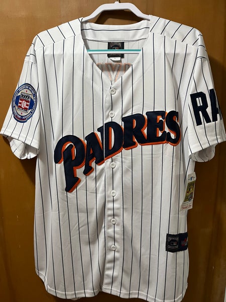 Majestic Authentic Sand Diego Padres Baseball Cool Base Jersey Navy Men's Sz L