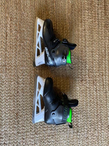 Used Bauer Regular Width Size 12 Konekt Hockey Goalie Skates