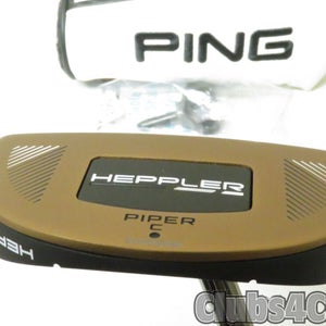PING Heppler Piper C Putter Black Dot Adjustable 32-36 +Cover & Tool  MINT