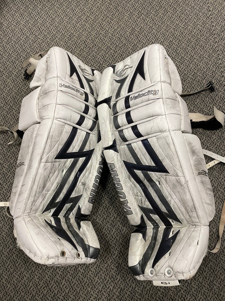 Used Vaughn 36” +1 Velocity 7500 goalie legs