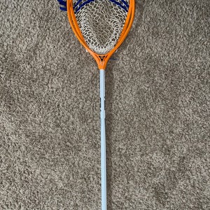 Complete Goalie Stick (Warrior & STX) (Orange, White & Blue)