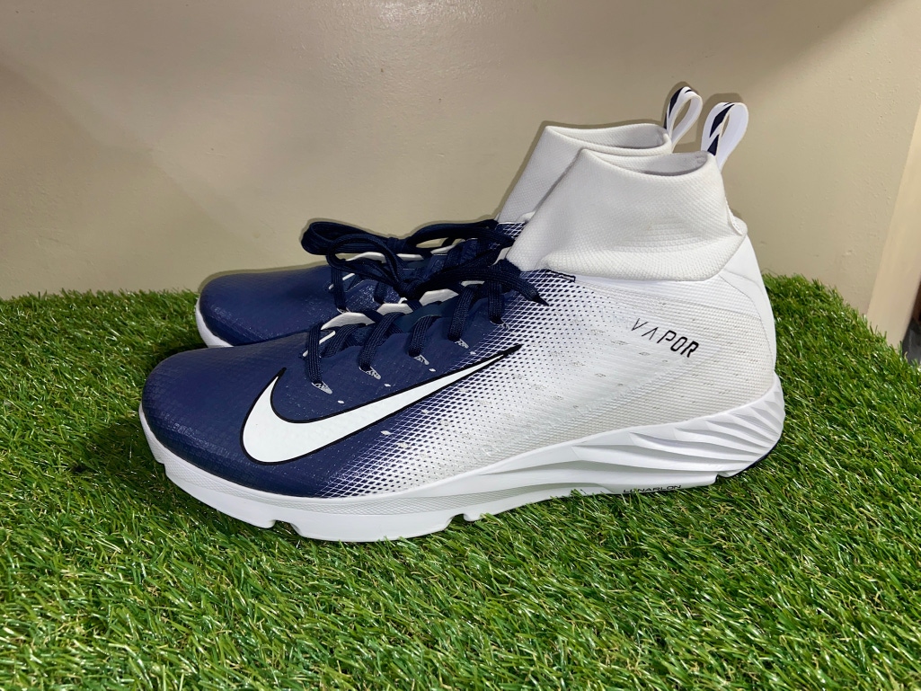 Nike Vapor Untouchable Speed Turf 2 Football Navy Blue AO8744-101 Men Size 13.5