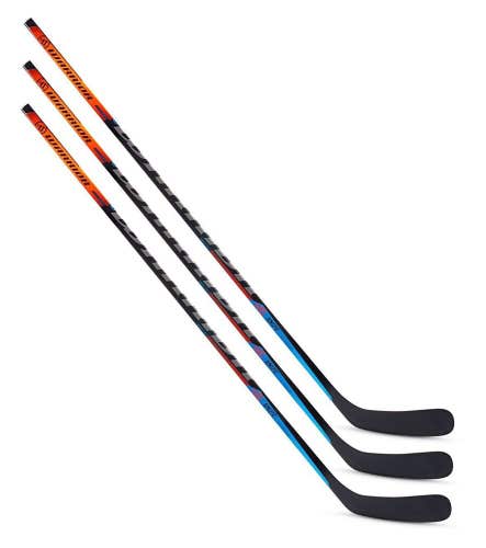3 New Warrior Snipe hockey sticks 55 flex Intermediate W28 INT left hand LH ice