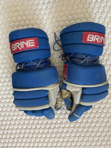 Vintage Brine Lacrosse Gloves L-35 Floating Cuff System