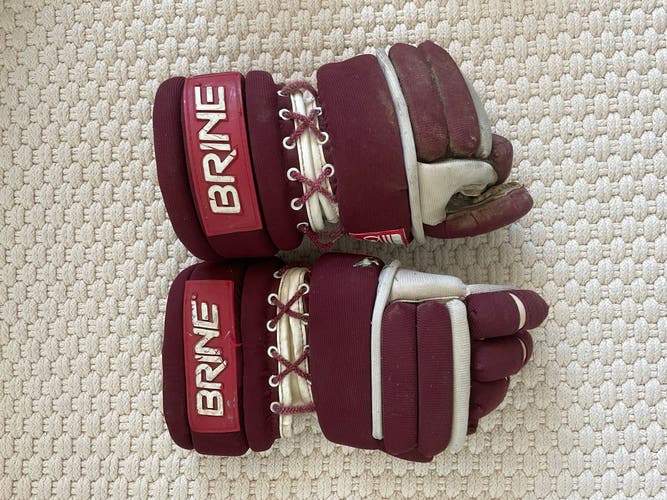 Vintage Brine Lacrosse Gloves L-35 Floating Cuff System