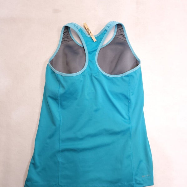 Nike Dri-Fit Athletic Pullover Tank Top Shirt Womens Size Extra Large XL  Blue
